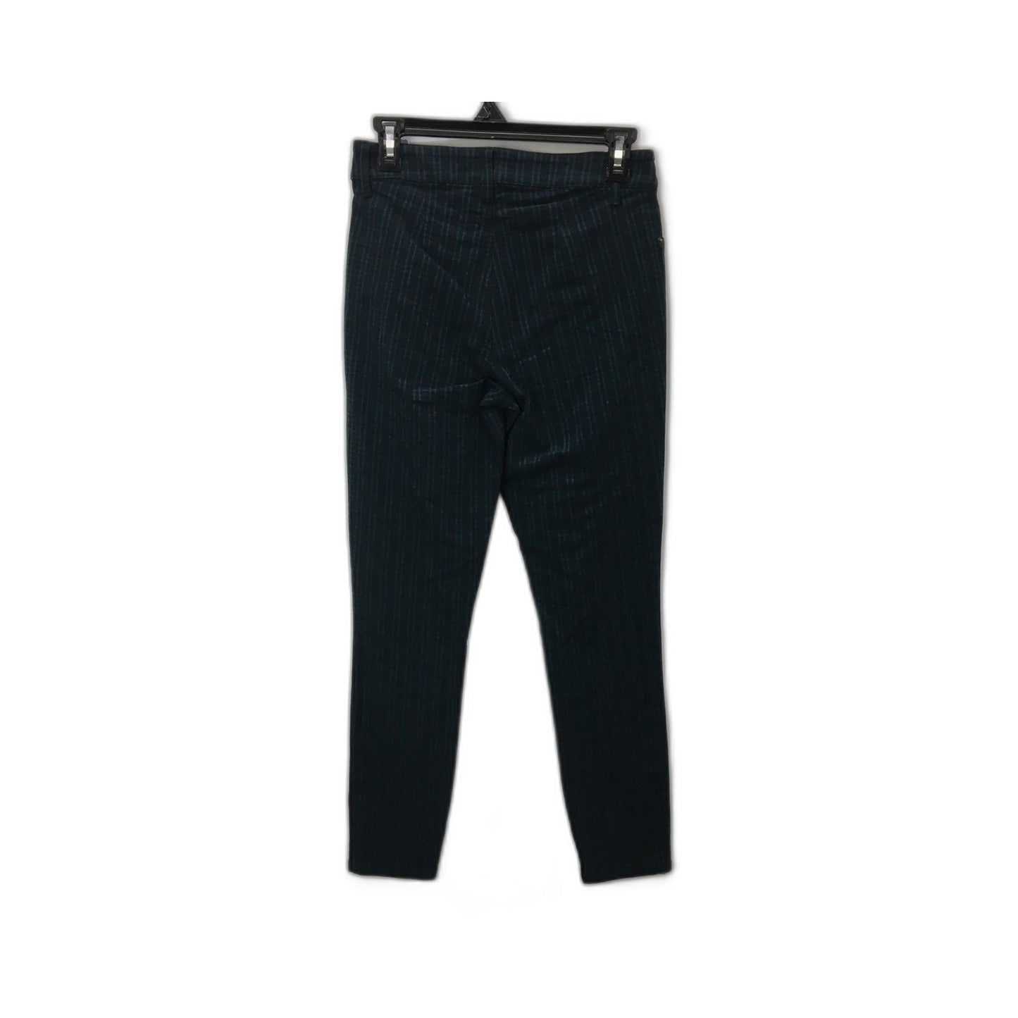 Tommy Hilfiger Women's Pinstripe Trousers Navy Blue Size 4