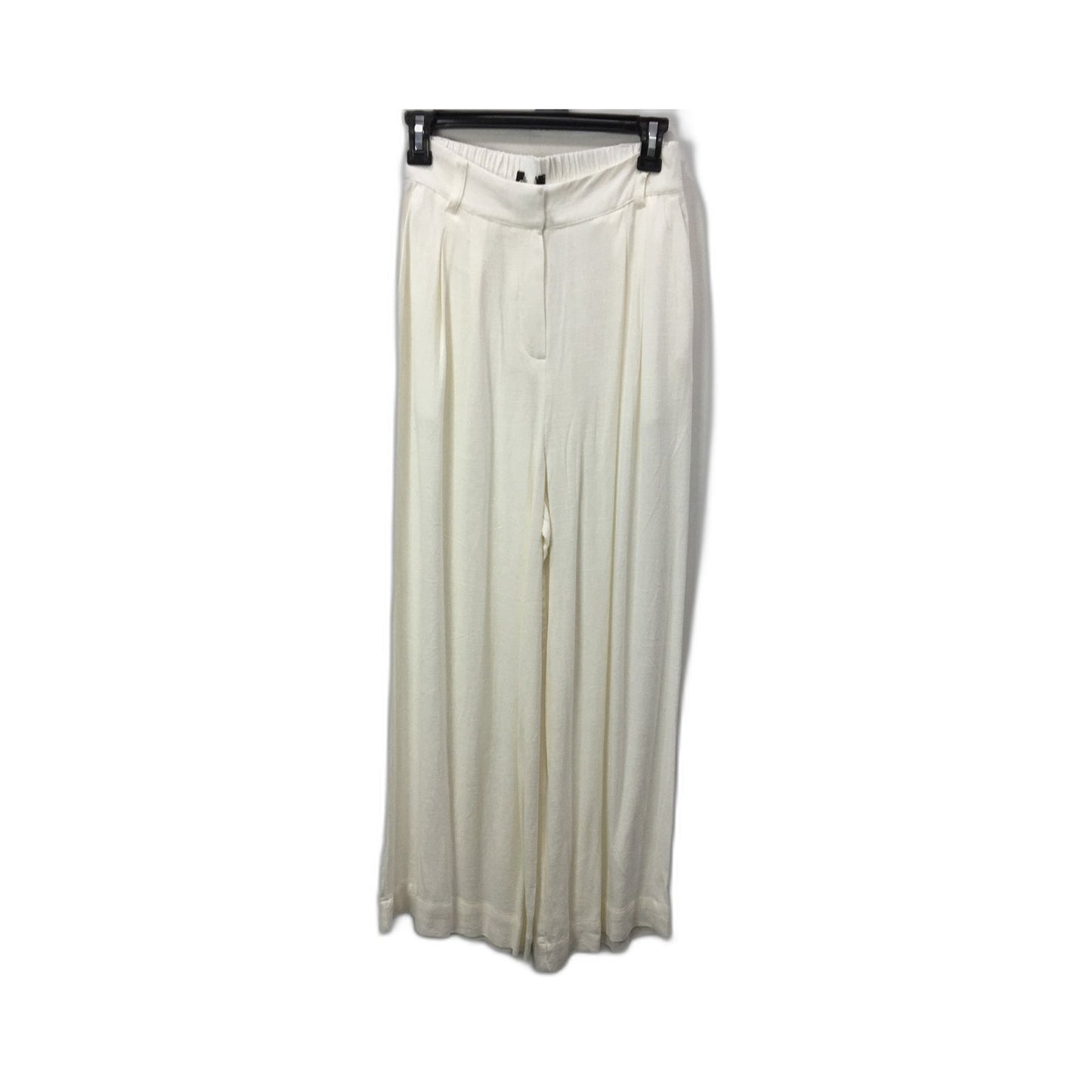 Dotti Wide Leg Pants High Waisted Comfortable Ivory Women's Size 10 NEW