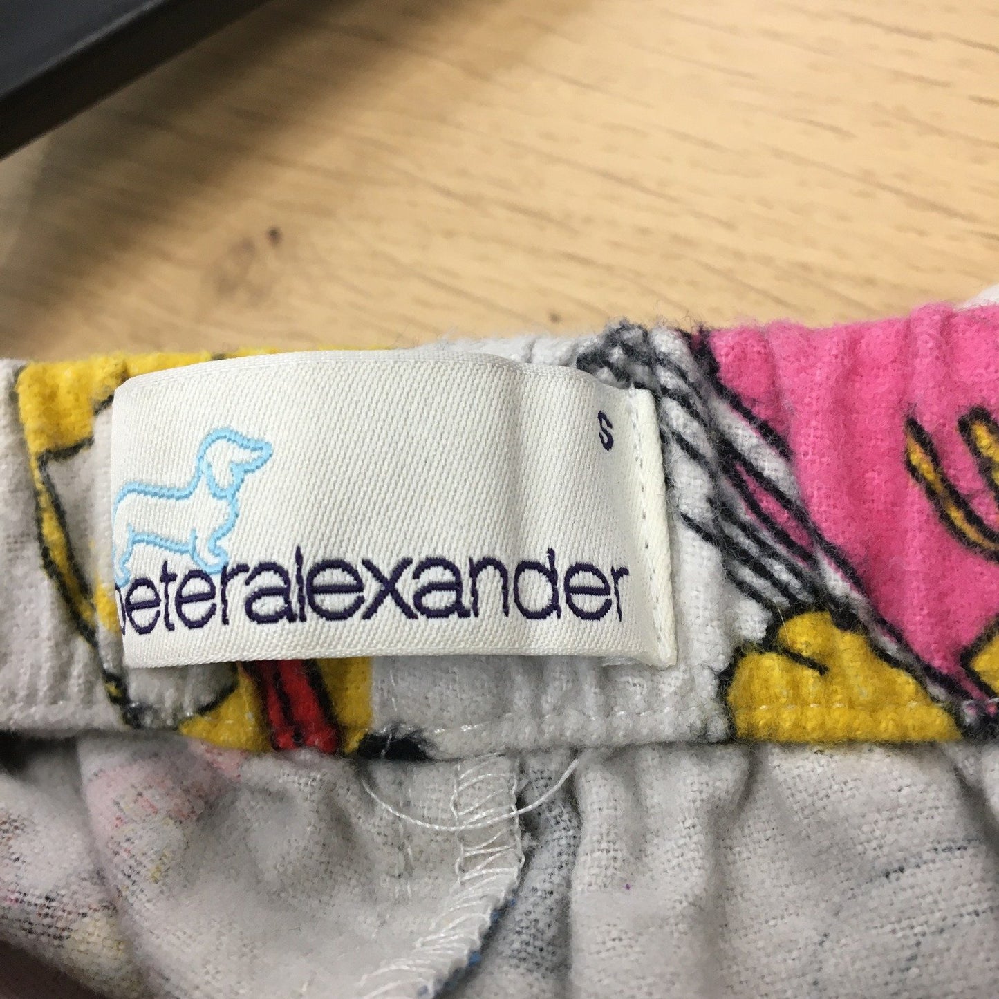 Peter Alexander Cartoon Character Printed Cotton Loungewear Pajama Pants Mens