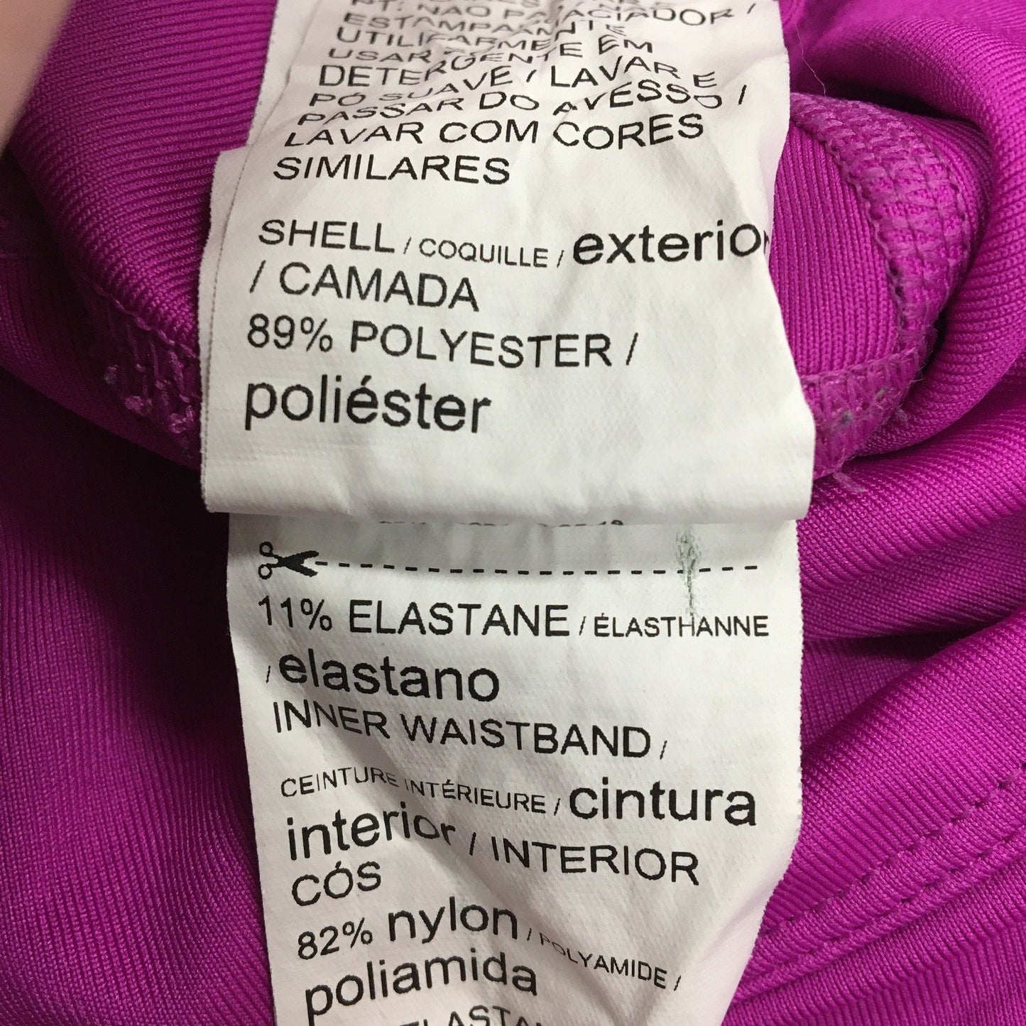 Puma Women's Activewear Workout Leggings Purple Size XL