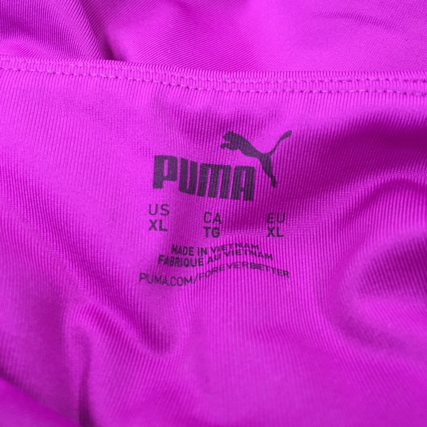 Puma Women's Activewear Workout Leggings Purple Size XL