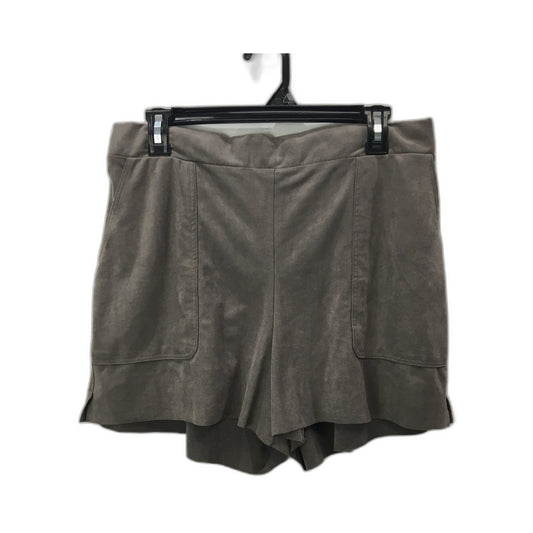 Sportsgirl Women's Elastic Waist Shorts with Pockets Casual Comfortable Gray