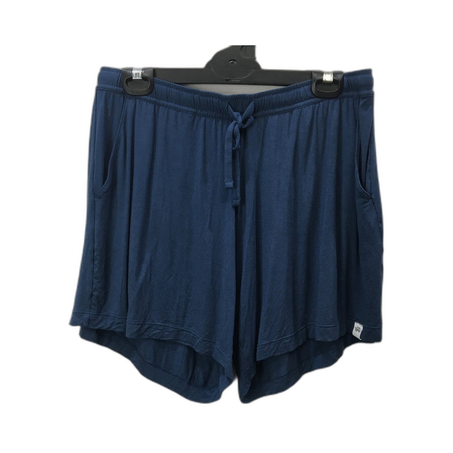 Love Luna Viscose Elastane Loungewear Pajama Shorts Navy Blue Women's Size Large