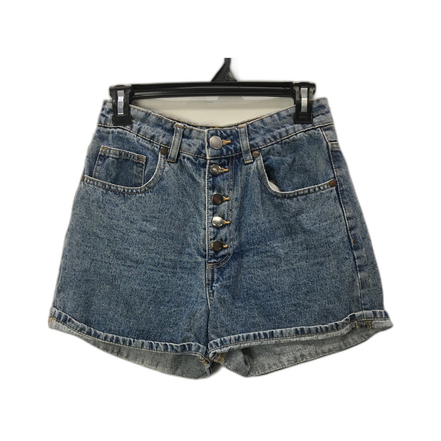91 Cotton On Denim Shorts Women's Distressed Vintage Blue Size 8 NEW