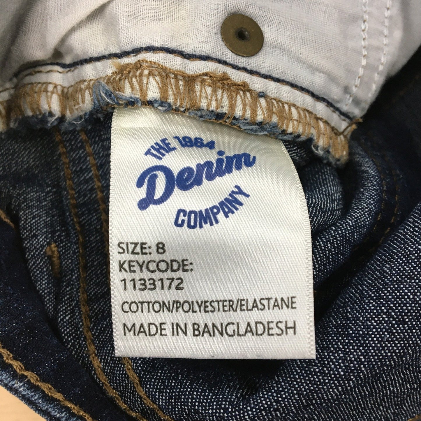 The 1964 Denim Company Women's Shorts Dark Blue Size 8 NEW