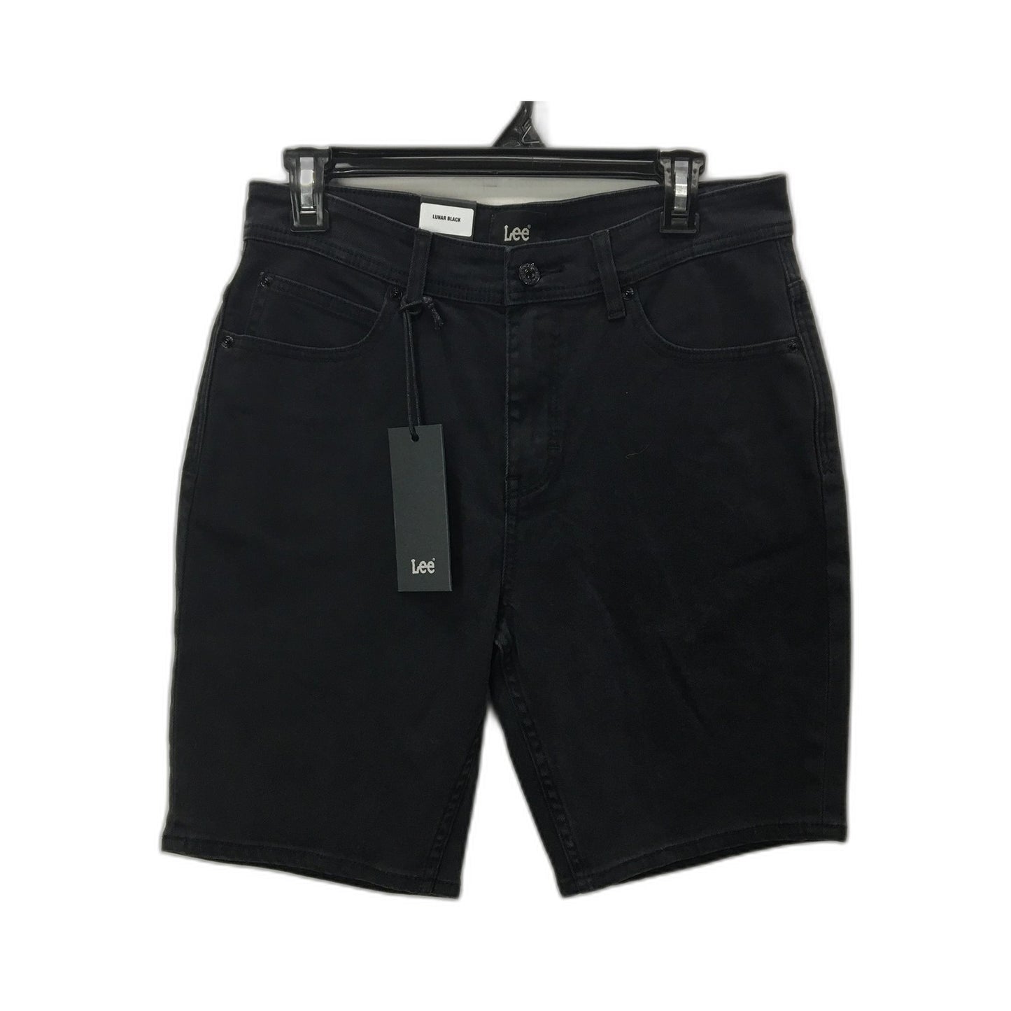 Lee Z-Roadie Skinny Fit Denim Shorts Lunar Black Men's Size 30 NEW