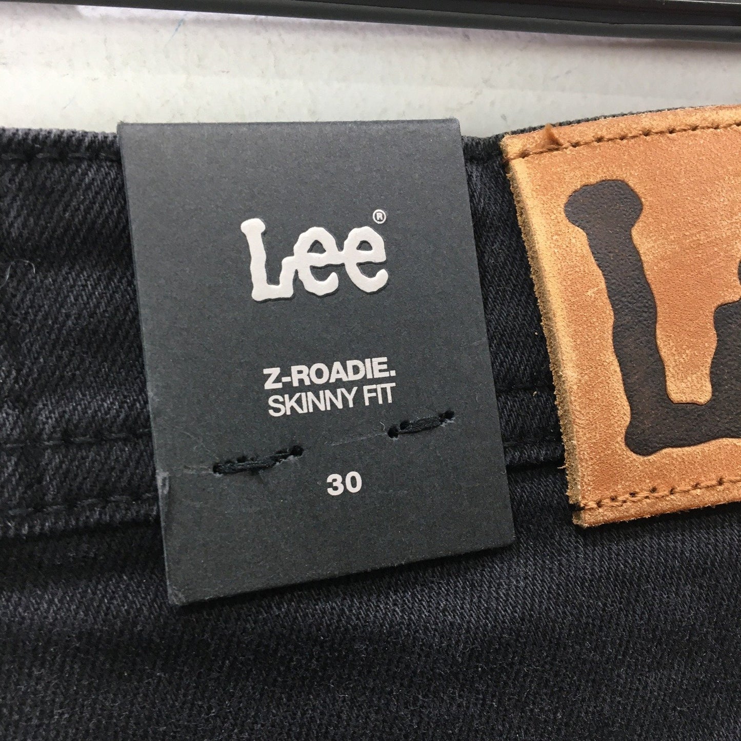 Lee Z-Roadie Skinny Fit Denim Shorts Lunar Black Men's Size 30 NEW