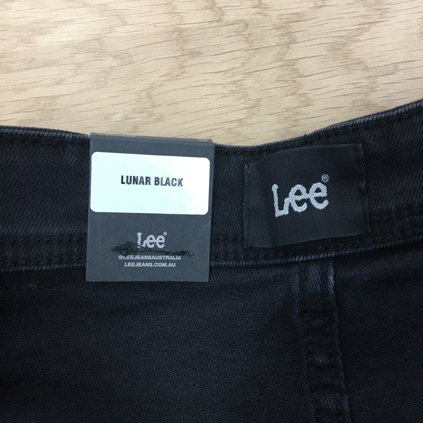 Lee Z-Roadie Skinny Fit Denim Shorts Lunar Black Men's Size 30 NEW