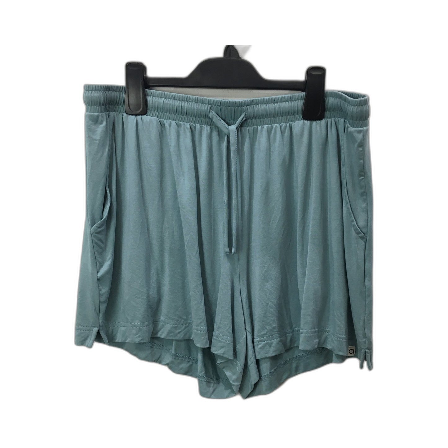 Ambra Lyocell Elastic Waist Drawstring Shorts Mint Green Women's Size XL NEW