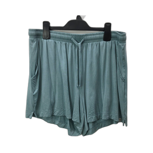 Ambra Lyocell Elastic Waist Drawstring Shorts Mint Green Women's Size XL NEW