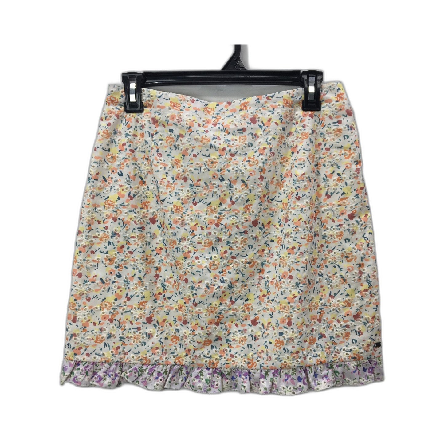 Ghanda 1984 Multicolor Floral Retro Style Skirt for Women Size 10 NEW