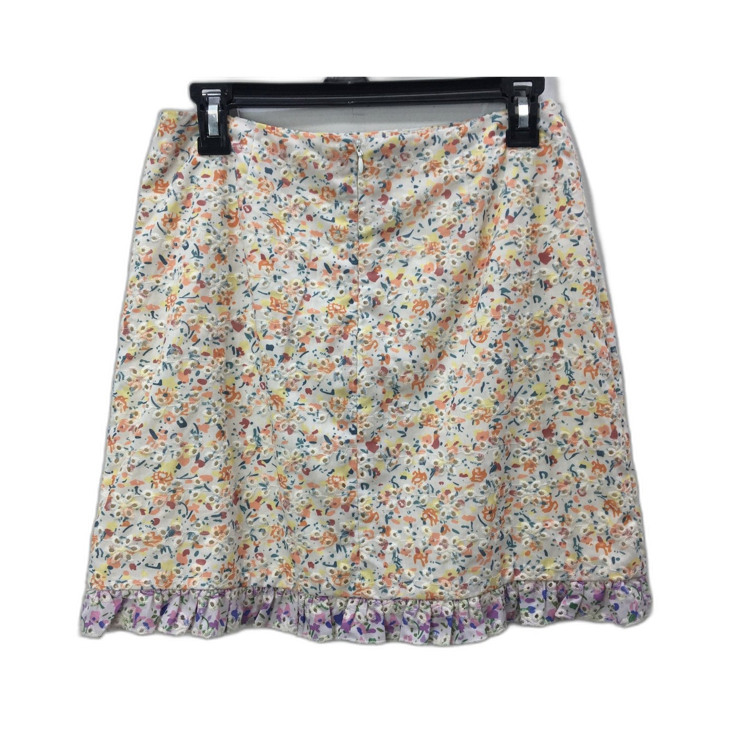 Ghanda 1984 Multicolor Floral Retro Style Skirt for Women Size 10 NEW