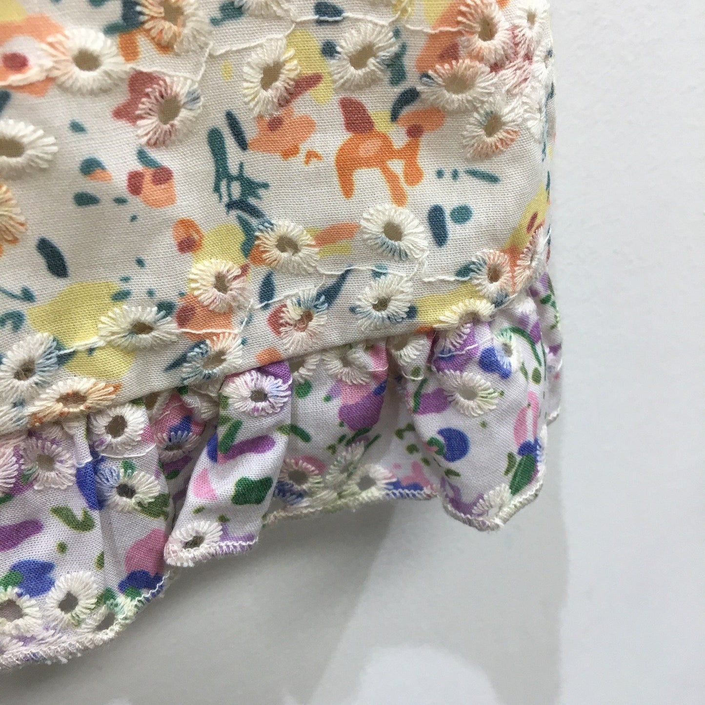 Ghanda 1984 Multicolor Floral Retro Style Skirt for Women Size 10 NEW