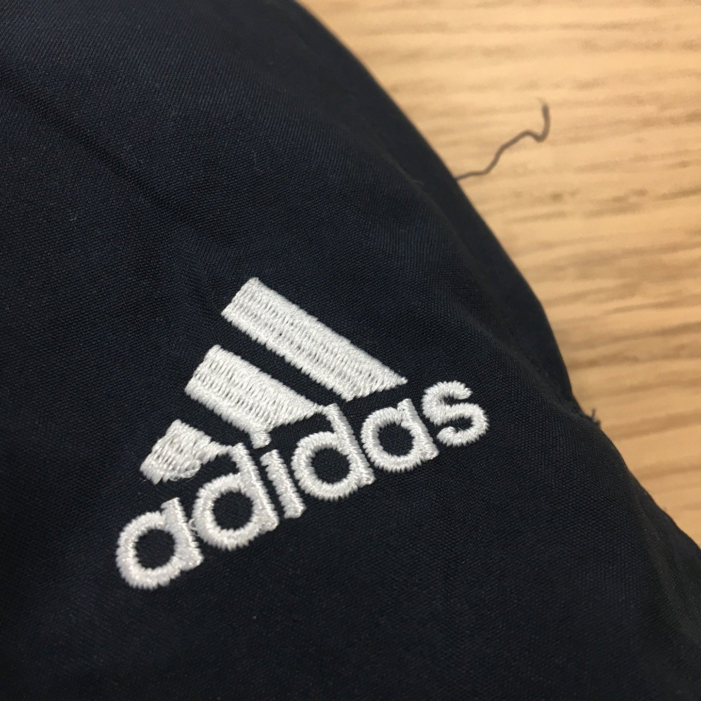 adidas Youth Windbreaker Pants Black Activewear Size 12