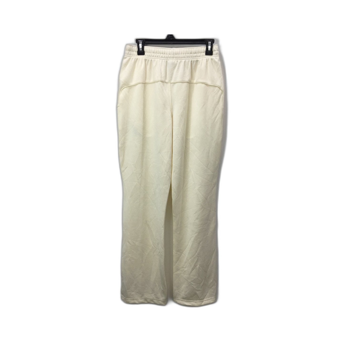ASICS Cream Polyester Sweatpants Comfortable Athletic Pants Women's Size S NEW