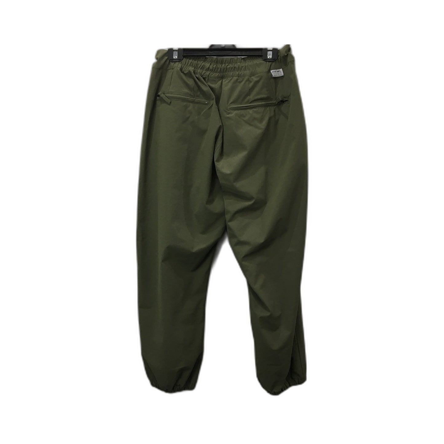FYVE Loose Fit Unisex Waterproof Joggers Pants Olive Green Size S NEW
