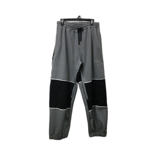 Fyve Unisex Loose Fit Joggers Gray and Black Sweatpants Women's Size XL NEW