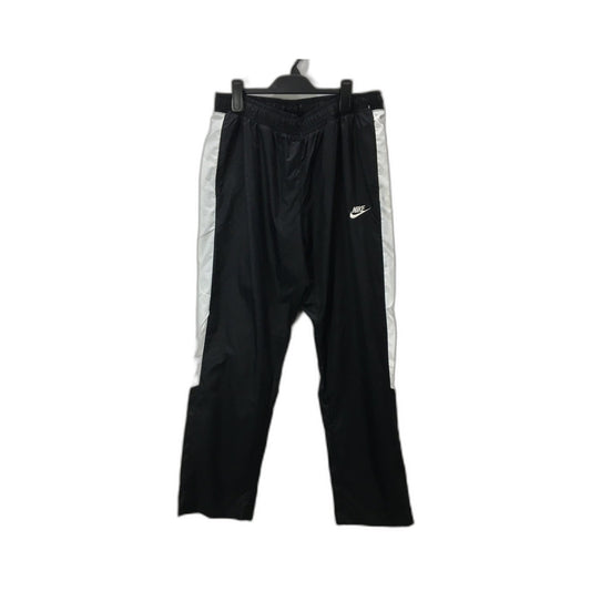 Nike Nylon Athletic Sweatpants Black Size Large