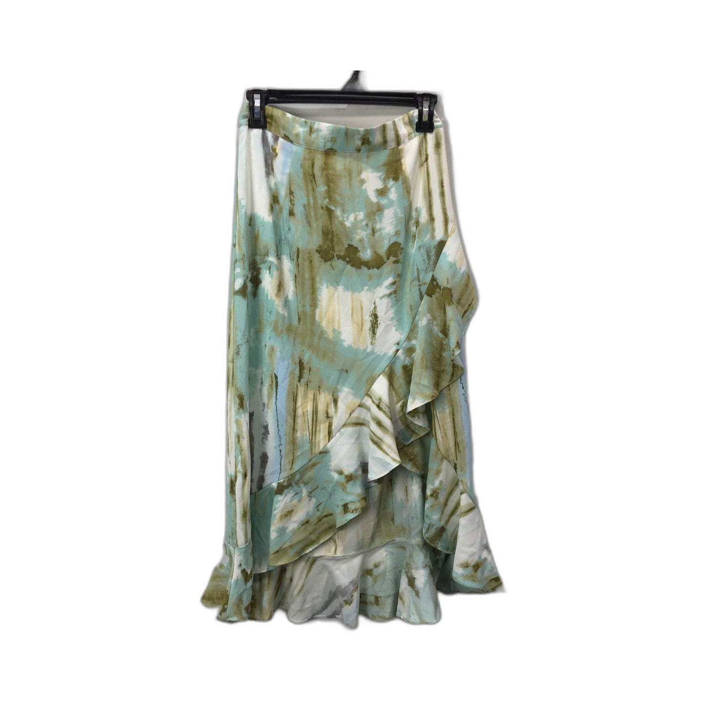 Style State Tie Dye Midi Wrap Skirt Boho Womens Mint Size 8