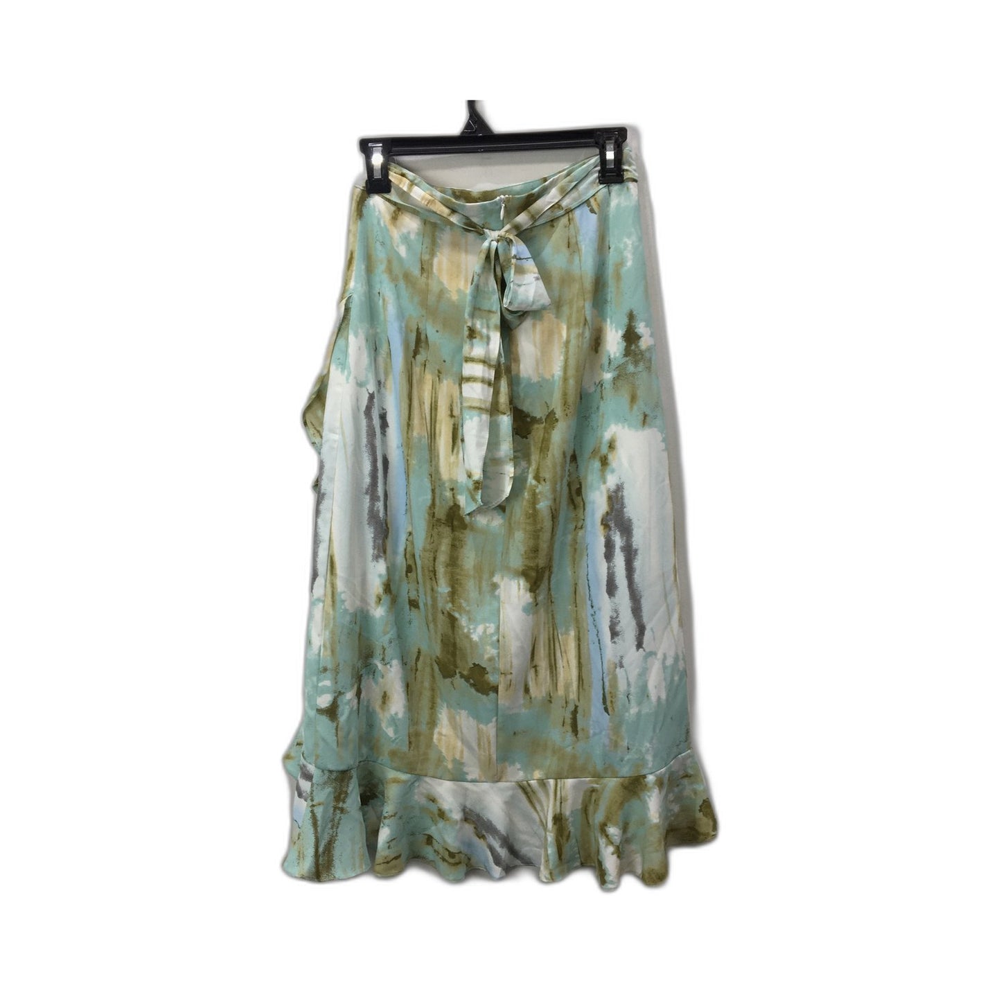 Style State Tie Dye Midi Wrap Skirt Boho Womens Mint Size 8