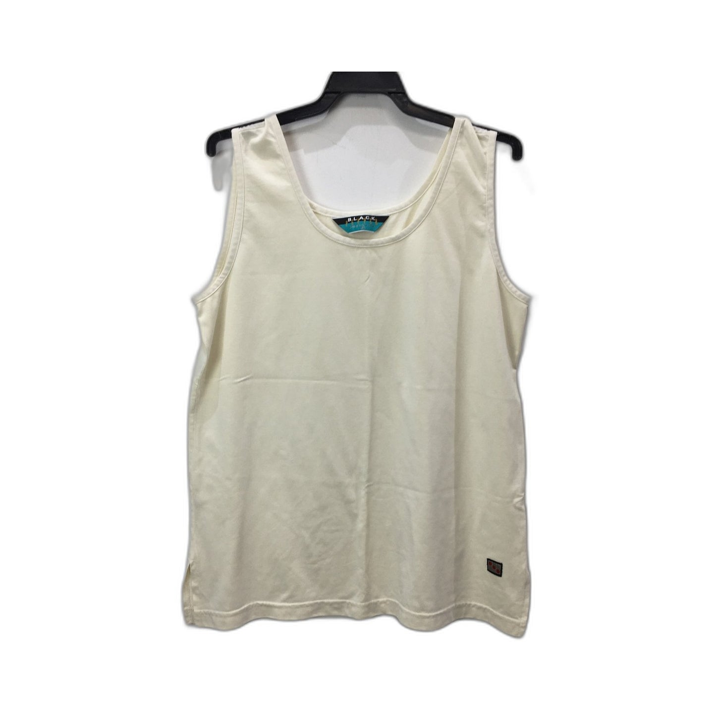 Black Pepper Racerback Tank Top Cream Cotton Comfortable Size 14