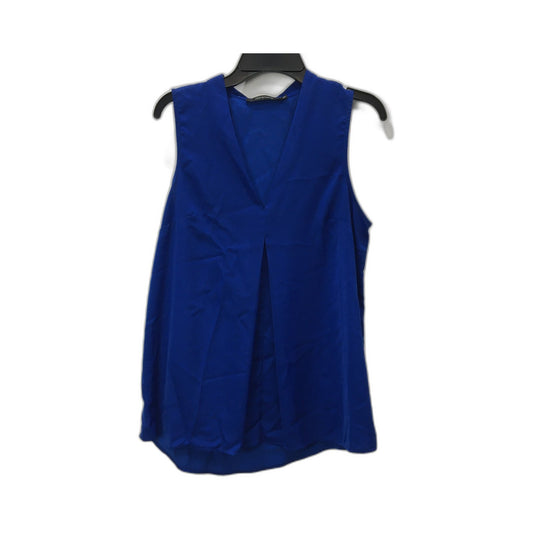 Portmans Sleeveless Blouse Women's Blue Tank Top Shirt Size 6 NEW