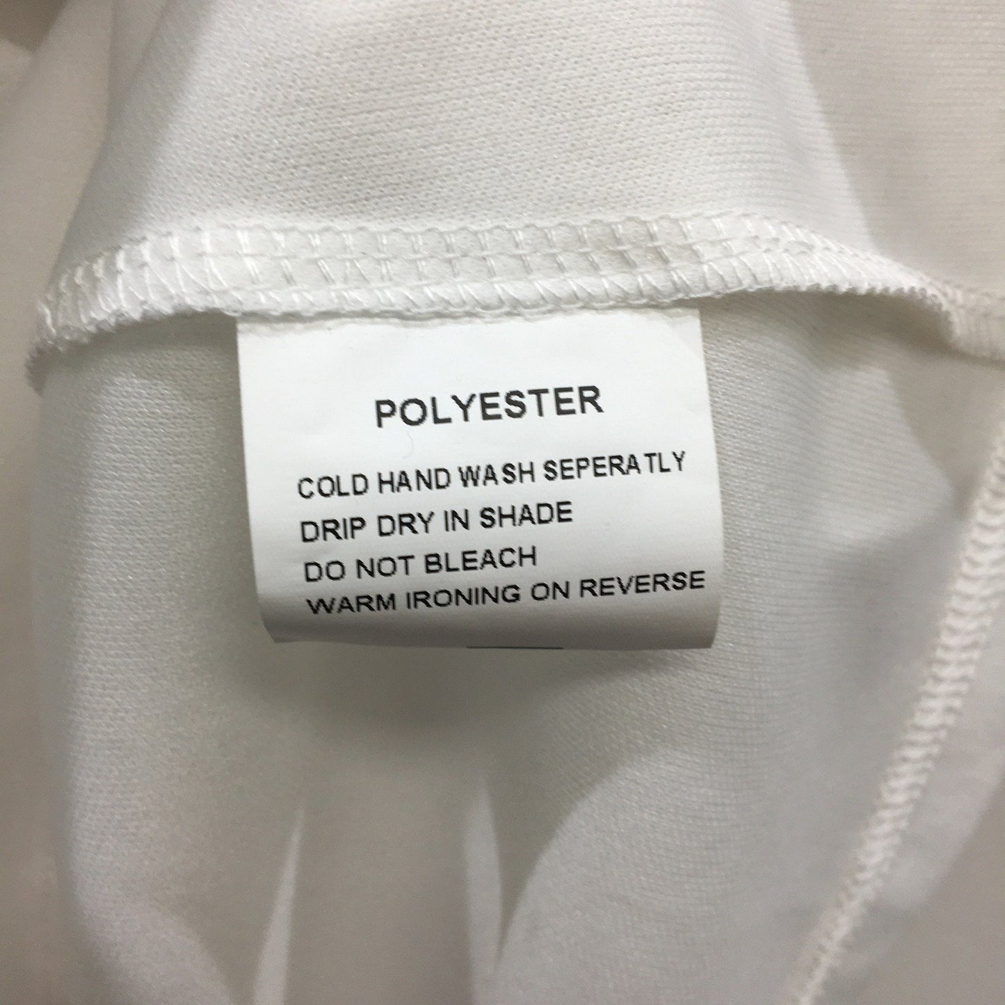Georgia & Dean Women's Polyester Tank Top Sleeveless Comfortable White Size 12