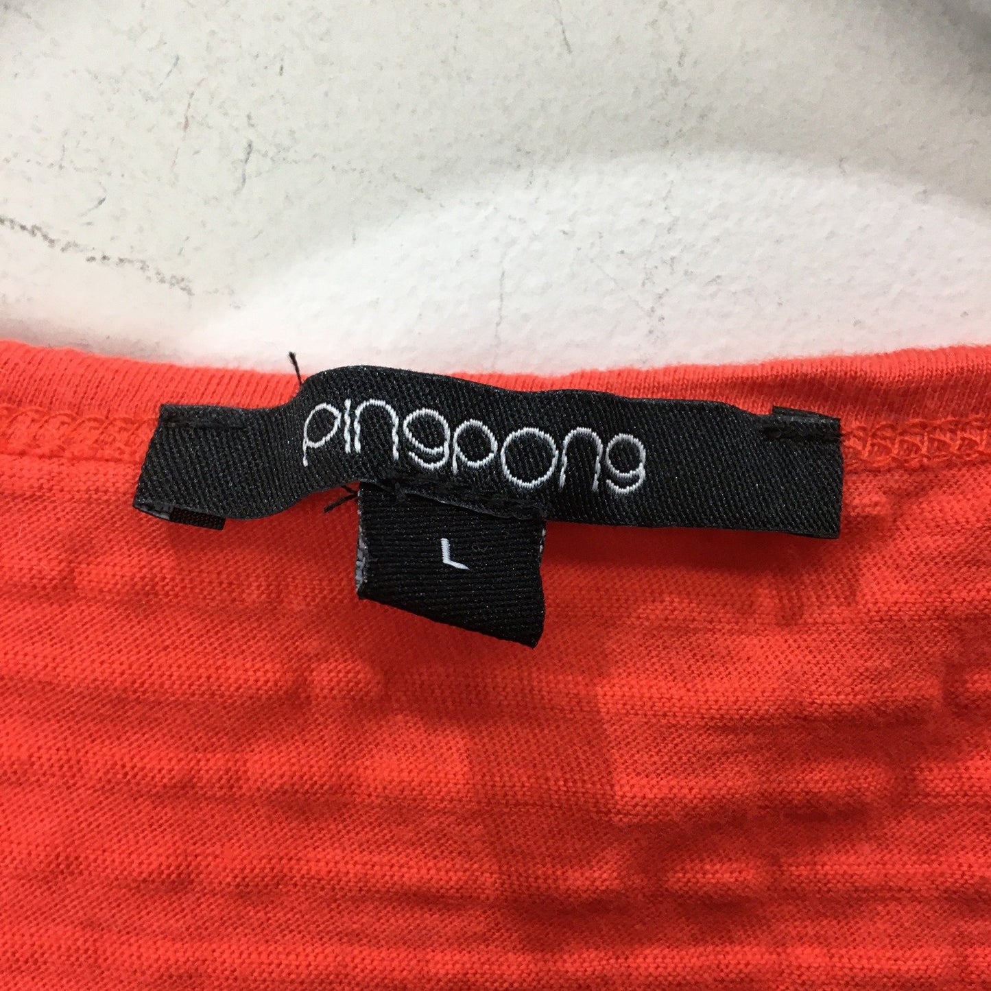Pingpong Women's Cotton Tank Top Comfortable Soft Breathable Red Size L