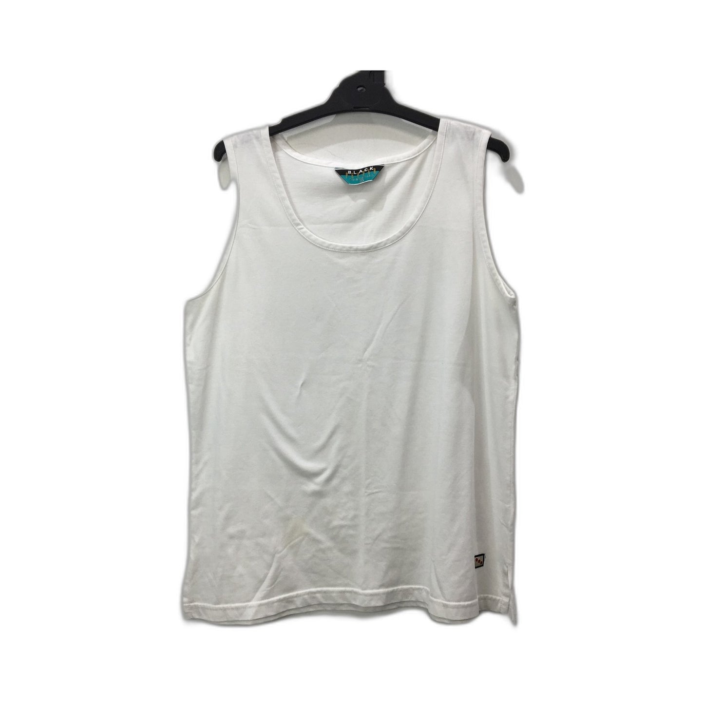 Black Pepper Women's Polyester Cotton Tank Top White Size 14