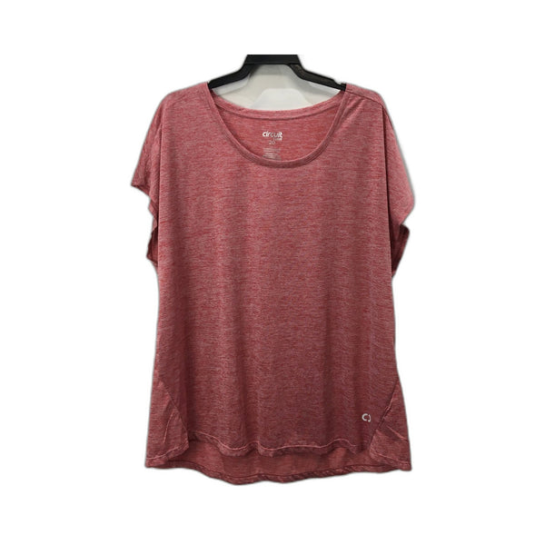 Circuit Curve Pullover Sweatshirt Women Heather Red Size 20