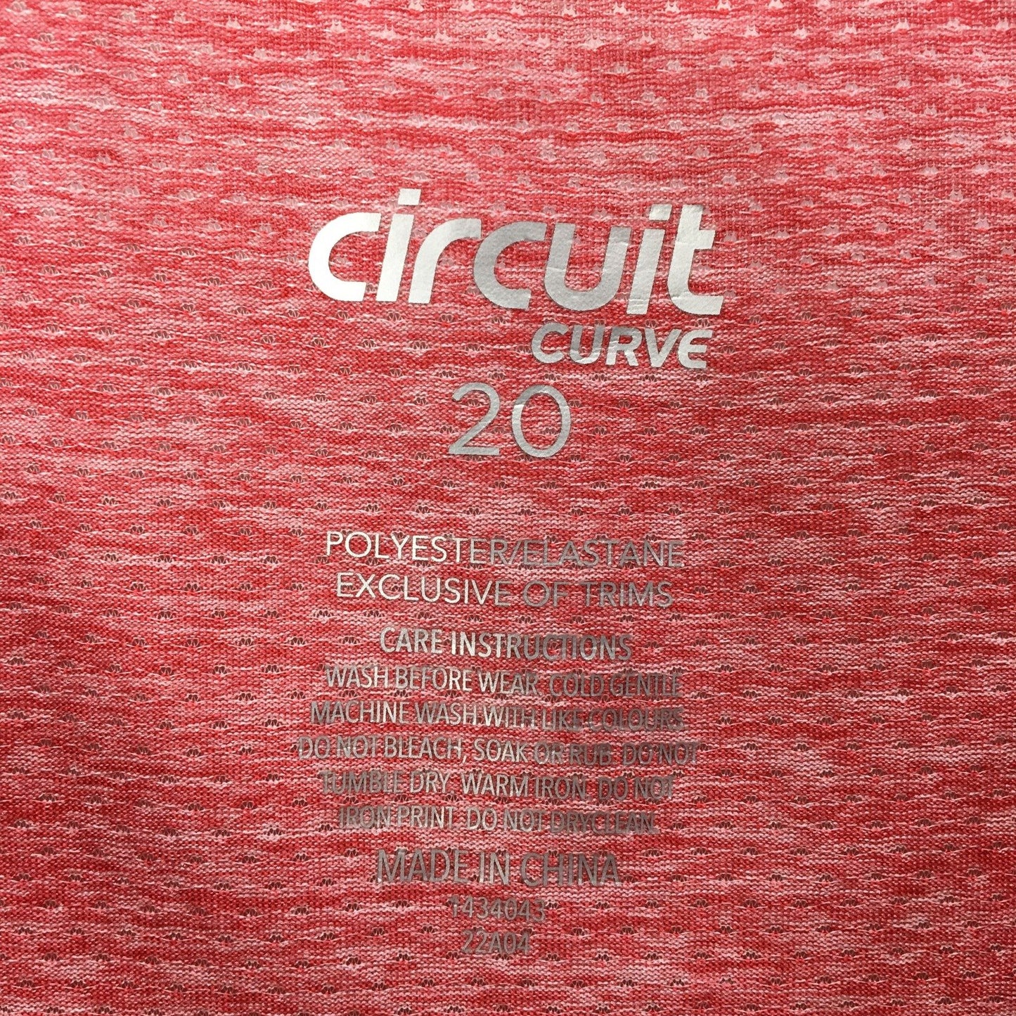 Circuit Curve Pullover Sweatshirt Women Heather Red Size 20