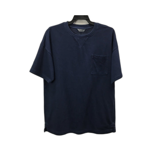 KDS Fashion LTD Oversized Washed Cotton Casual Shirt Navy Size Medium NEW