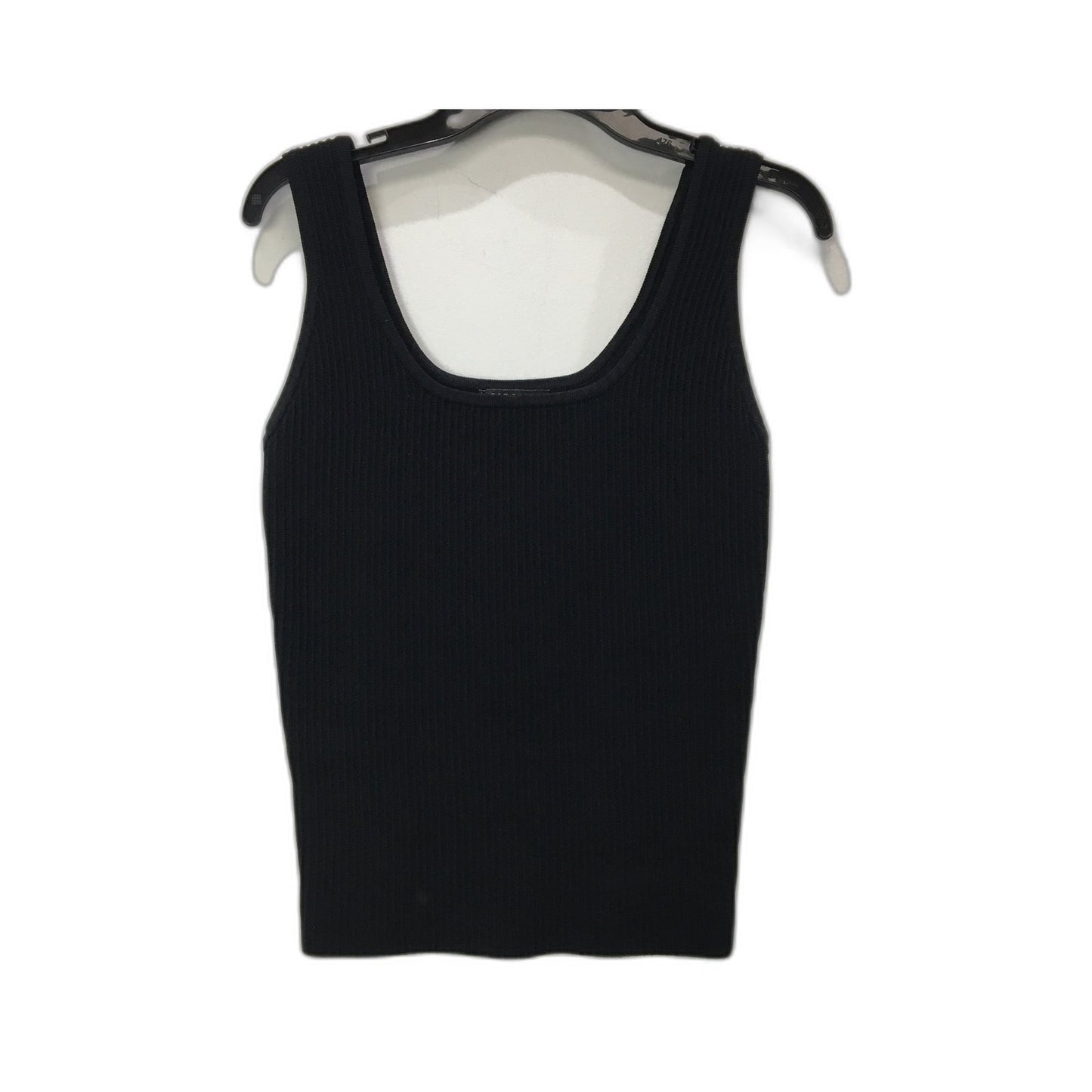 Forcast Ribbed Tank Top Women's Comfortable Soft Black Size Small