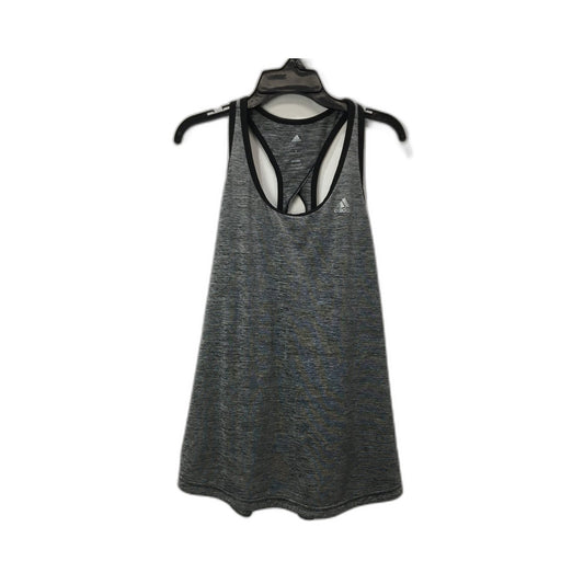 adidas Gray Moisture Wicking Activewear Sweatshirt Size Large