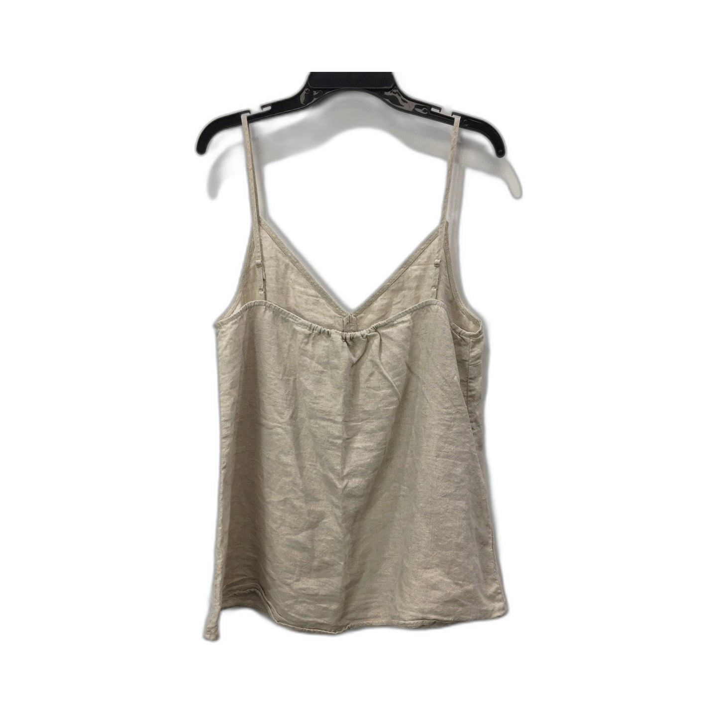Country Road Linen Camisole Tank Top for Women Beige Size 8