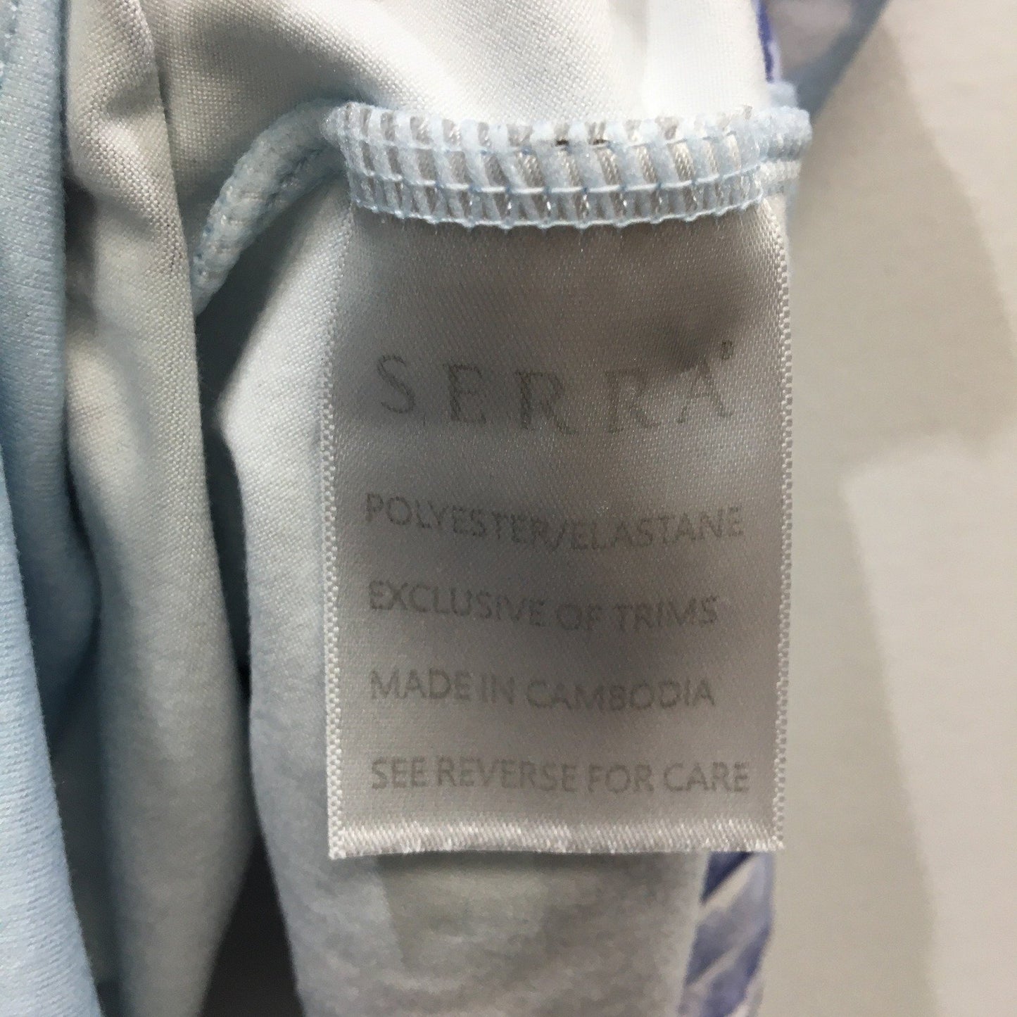 Serra Floral Camisole Tank Top for Women Light Blue Size 10