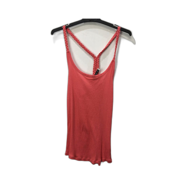Forever New Ribbed Tank Top for Women Red Size 10