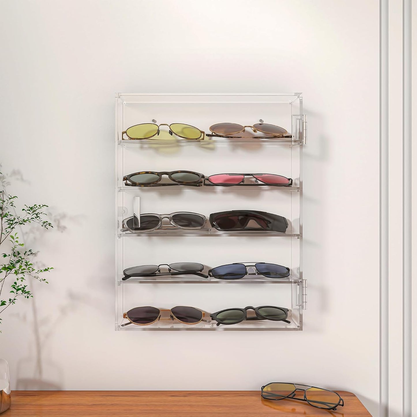 Gtouse Acrylic Display Cases Display Case for Collectibles - Dust-Proof 5 NEW