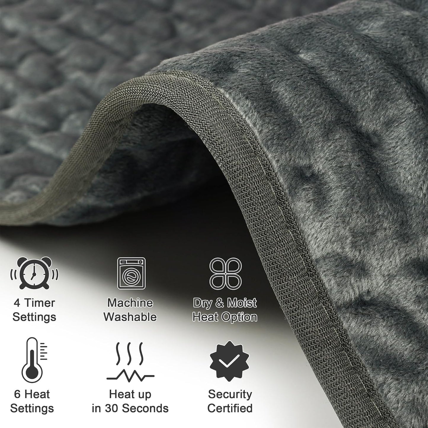 QIJAJIA Electric Electric Heating Pads Heating Pad with Automatic Shut-Off DEMO