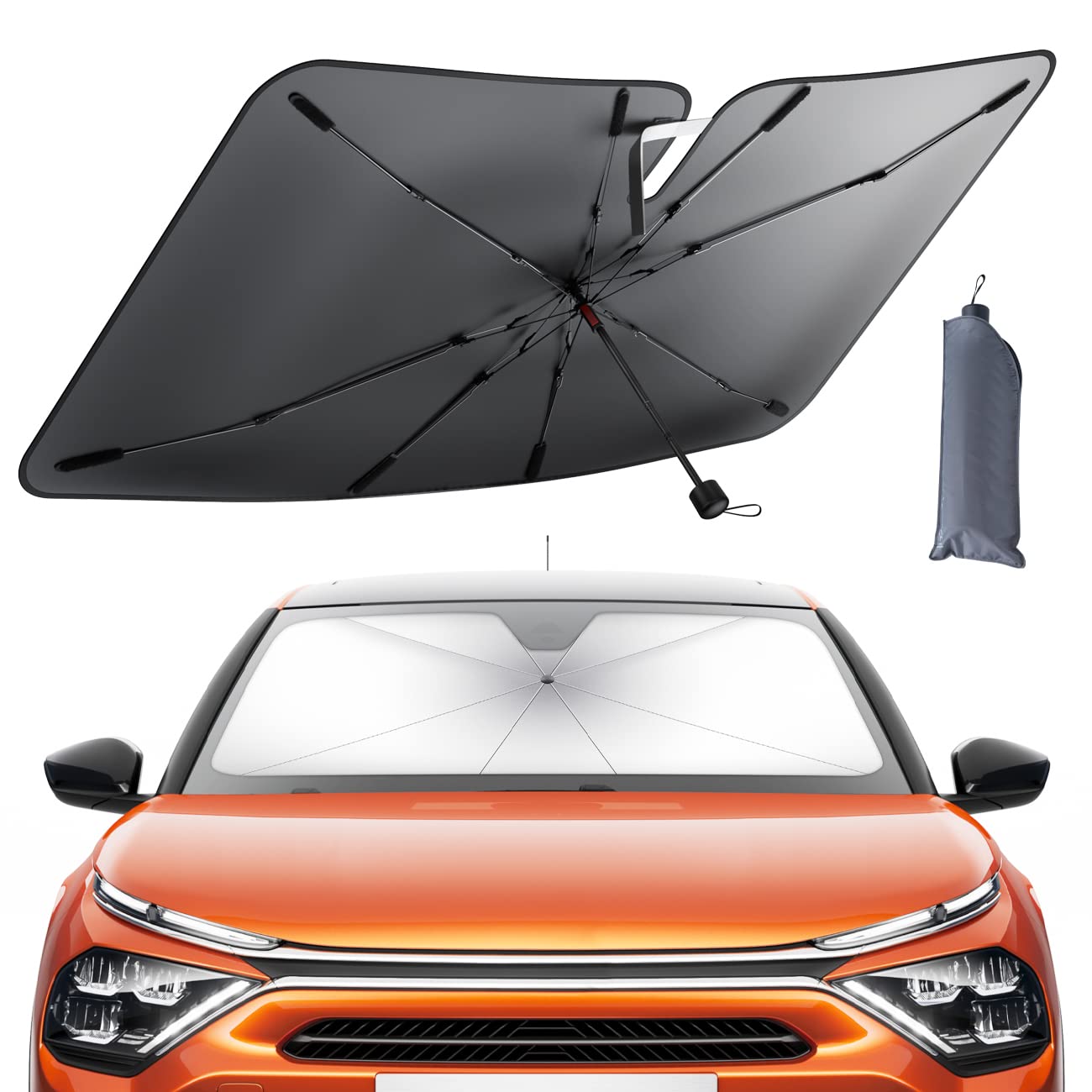 Lamicall Foldable Car Windshield Sun Shade Front Window Sunshade Umbrella NEW