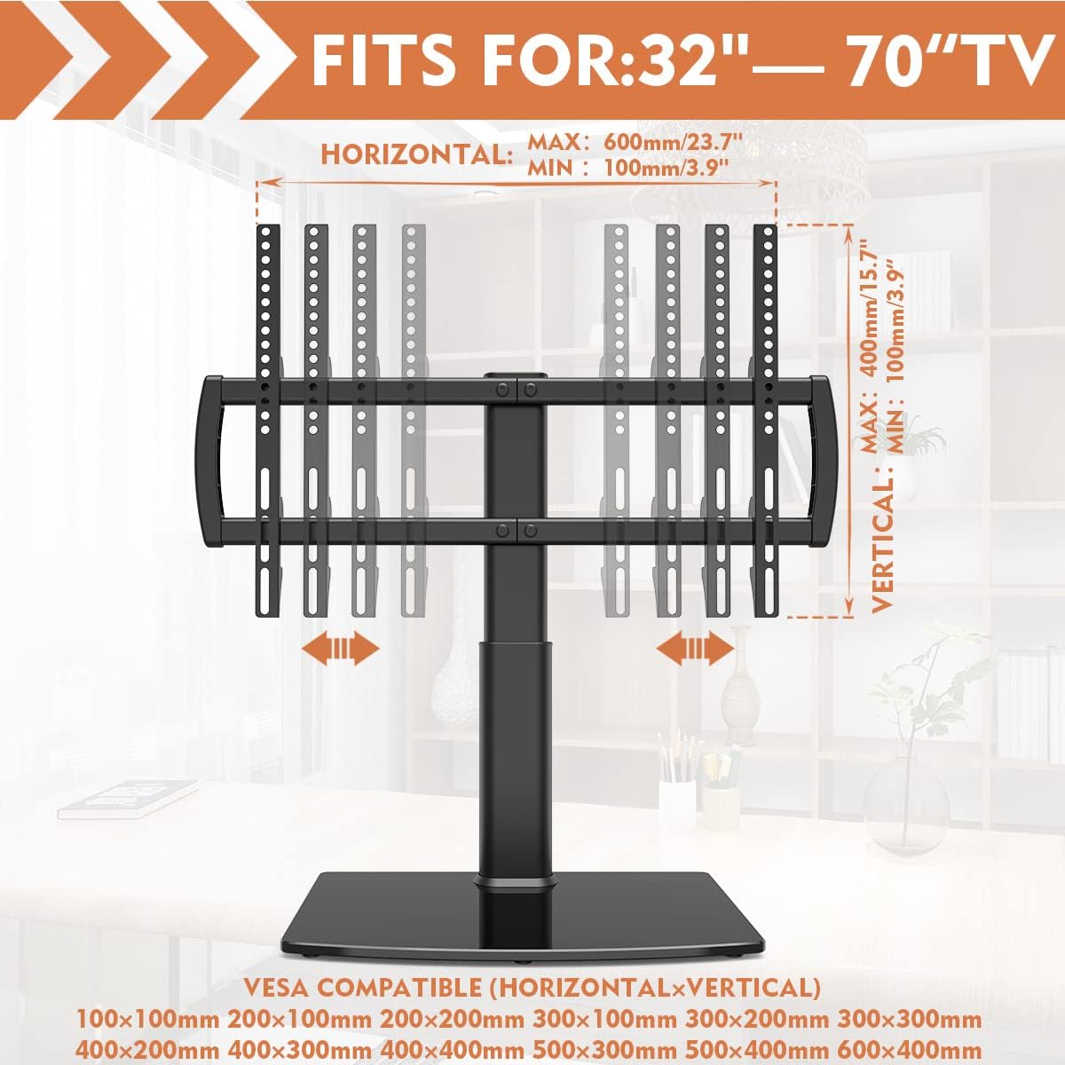 Hemudu Universal TV Wall & Ceiling Mounts TV Stand Tabletop Mount for 32 DEMO