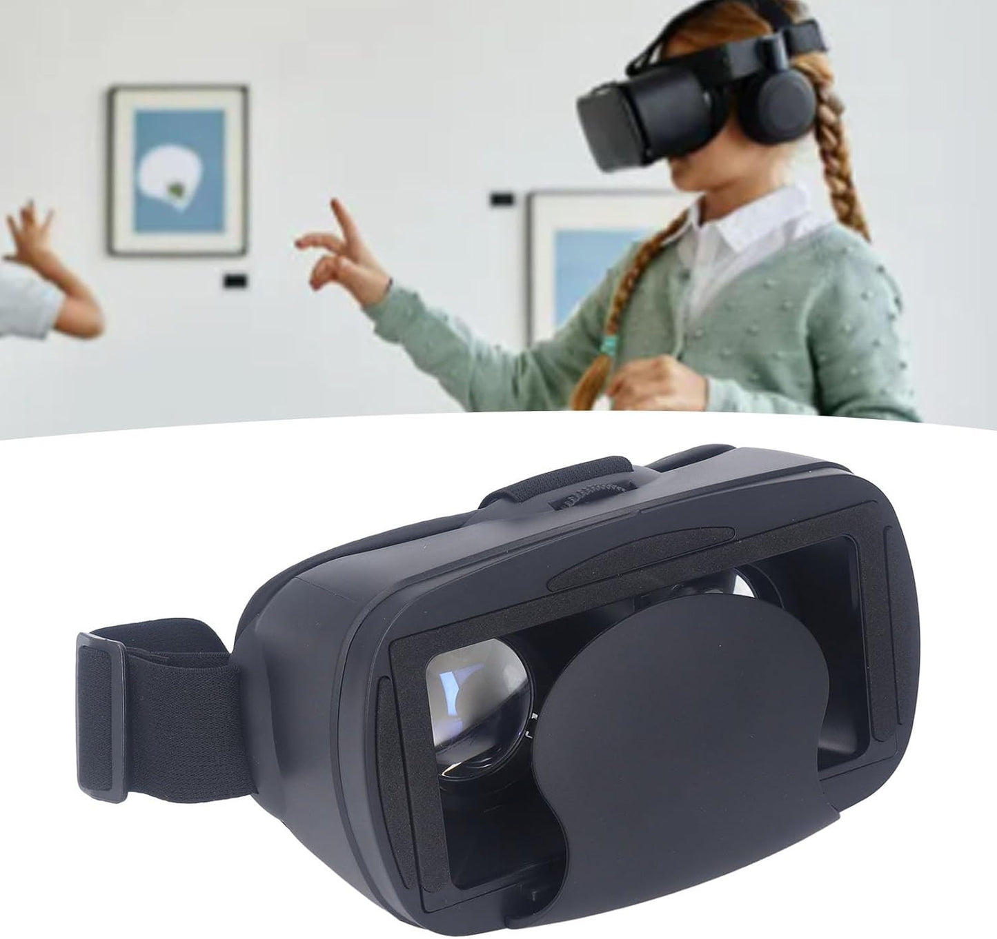 Pomya Virtual Reality Headset 120 Degree Wide Angle Panoramic Video Glasses DEMO