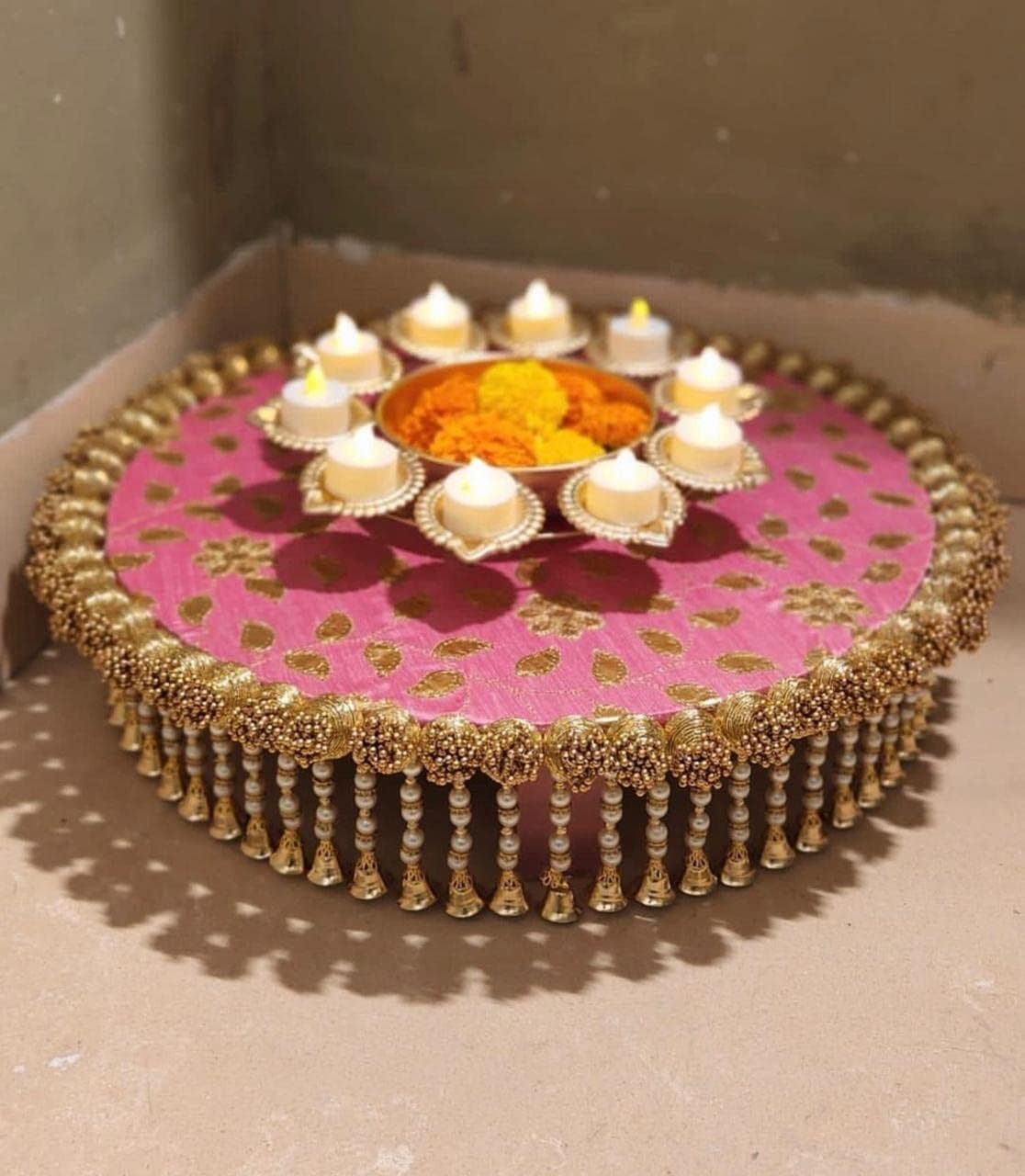 R Ayurveda Religious & Spiritual Items Copper Decorative Metal Diya NEW