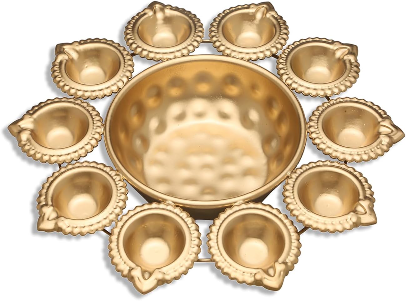 R Ayurveda Religious & Spiritual Items Copper Decorative Metal Diya NEW
