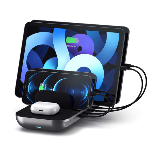 Satechi Multi-Device Wireless Charging Station for iPad Air/Pro, Black DEMO