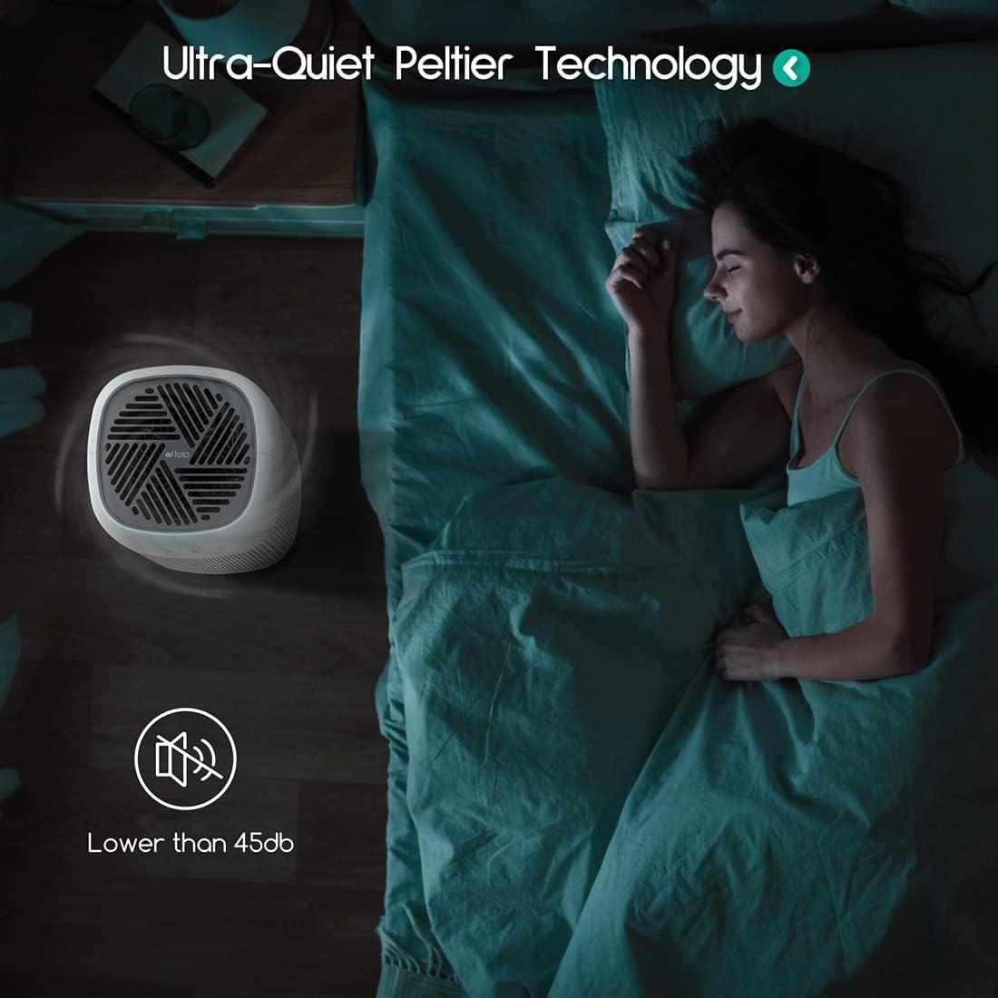 Afloia 2-in-1 Air Purifier and Dehumidifier with True HEPA Filter, Off DEMO