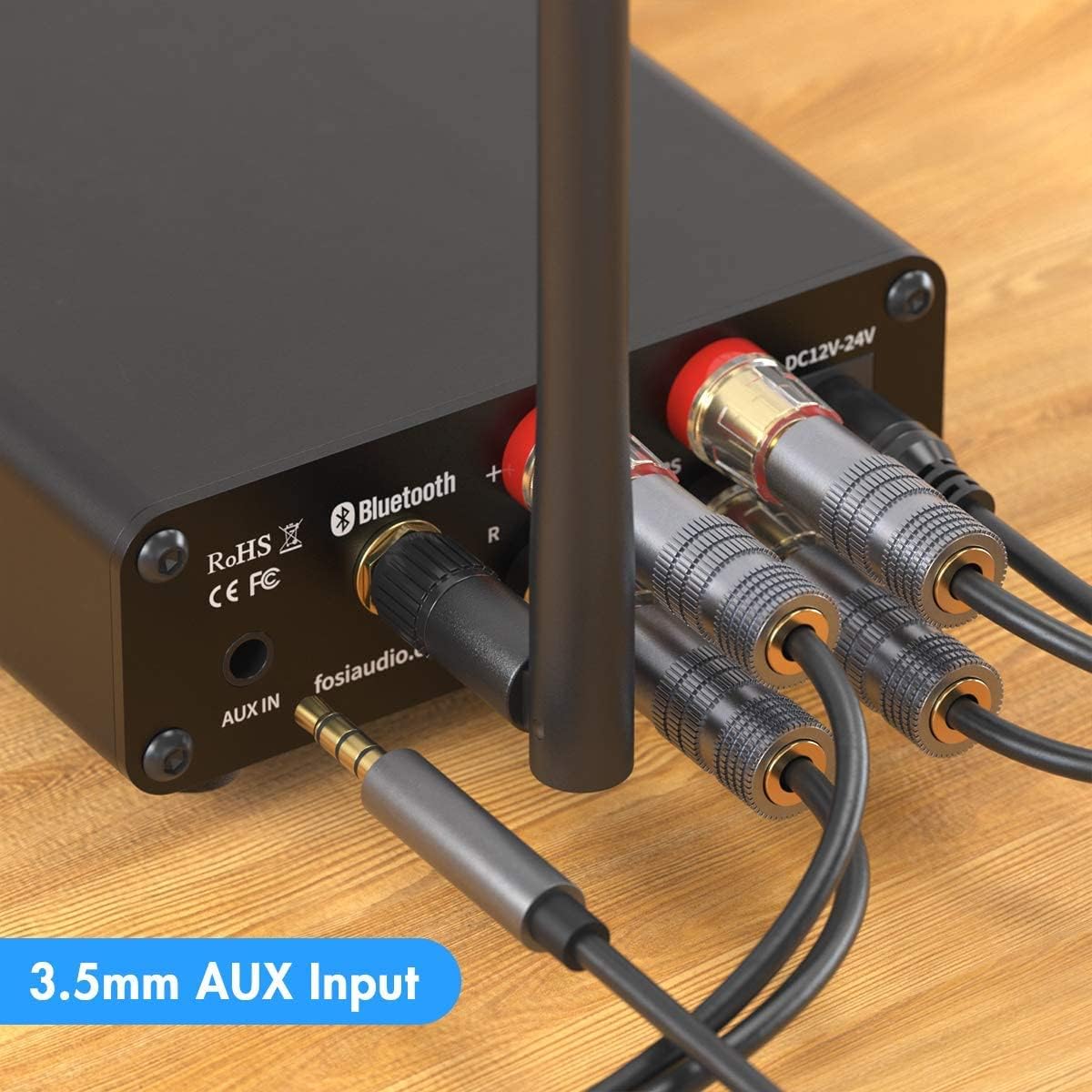 Fosi Audio Bluetooth 5.0 Stereo Amplifier - 2 Channel Class D Power Amp DEMO