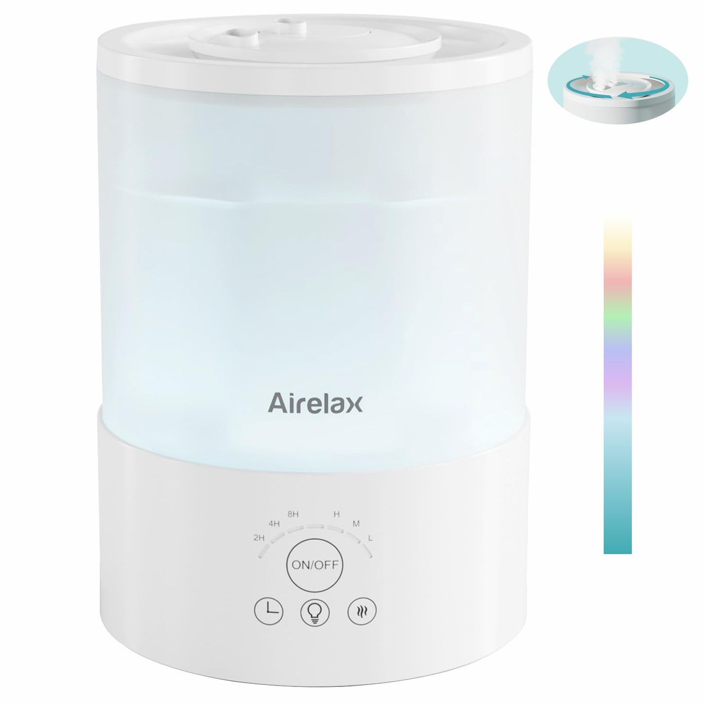 Airelax Humidifier 2.5L Air Humidifier for Bedroom Baby Room Cool Mist Small Hum