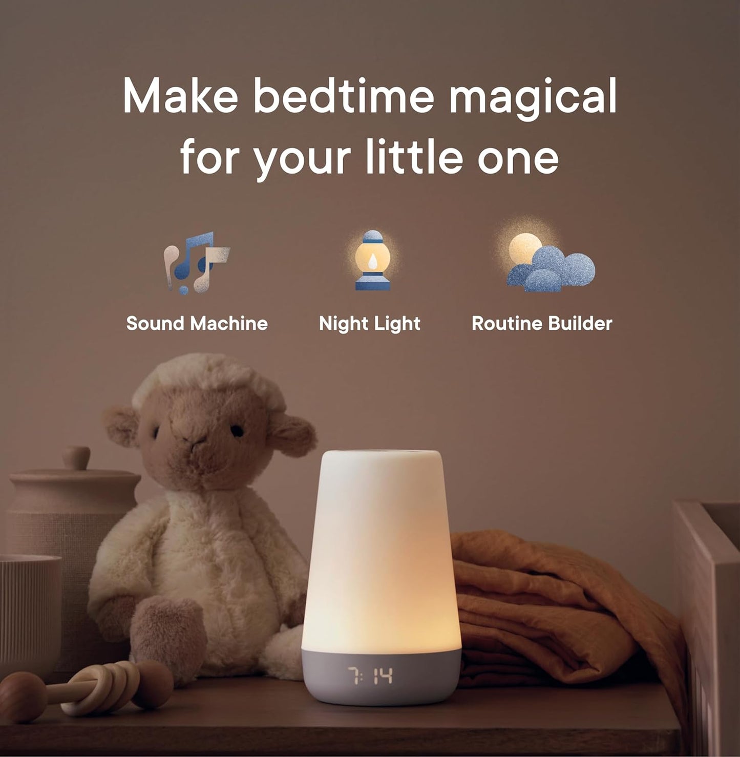 Hatch Baby Rest White Noise Sound Machine & Sleep Trainer for Infants DEMO