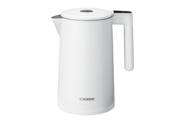 CUCKOO Electric Kettle with Simple Touch Temperature Control, White, 1.0L DEMO